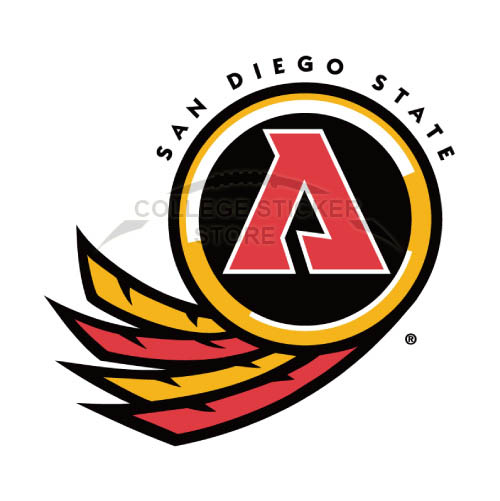 Homemade San Diego State Aztecs Iron-on Transfers (Wall Stickers)NO.6100
